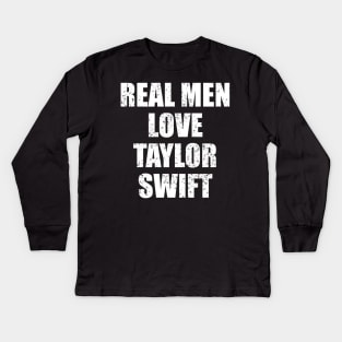 a Men Love Taylor Swift Kids Long Sleeve T-Shirt